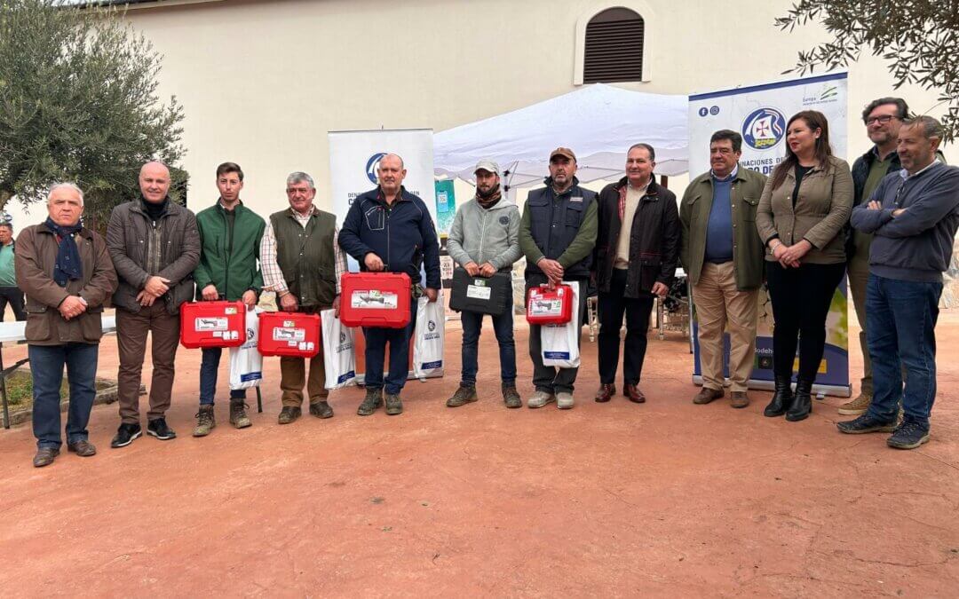 Nuestros viticultores Miguel Ángel Pichardo y José Antonio Martín, segundo y quinto clasificados del III Concurso de Poda de Viñedo ‘Condado de Huelva’